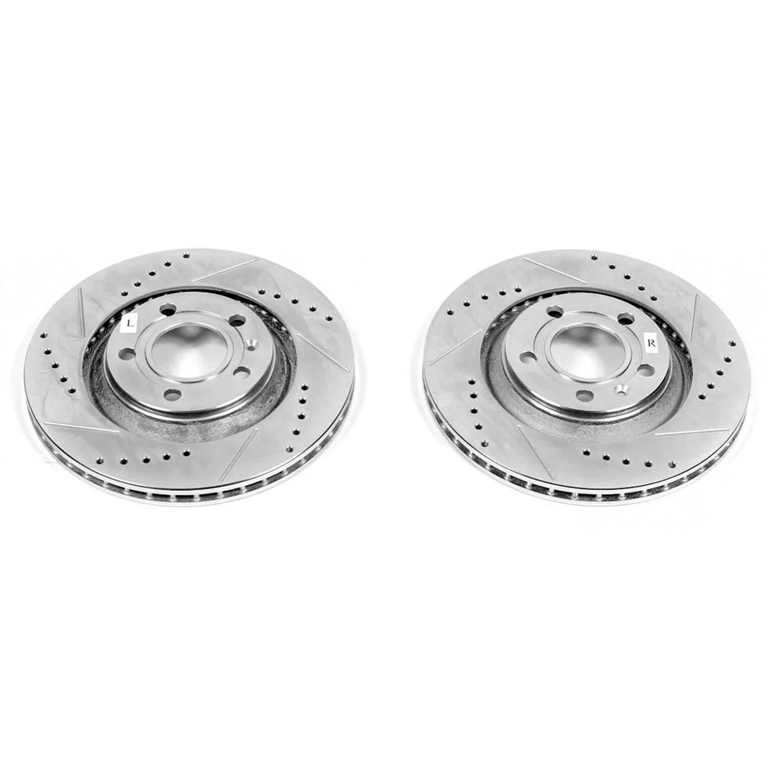 Power Stop EBR1014XPR 2004-2009 Audi S4 Disc Brake Rotor Set