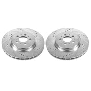 Power Stop EBR1071XPR 2004-2007 Volvo V70 Disc Brake Rotor Set