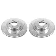 Power Stop EBR1078XPR 2006-2009 Land Rover Range Rover Disc Brake Rotor Set