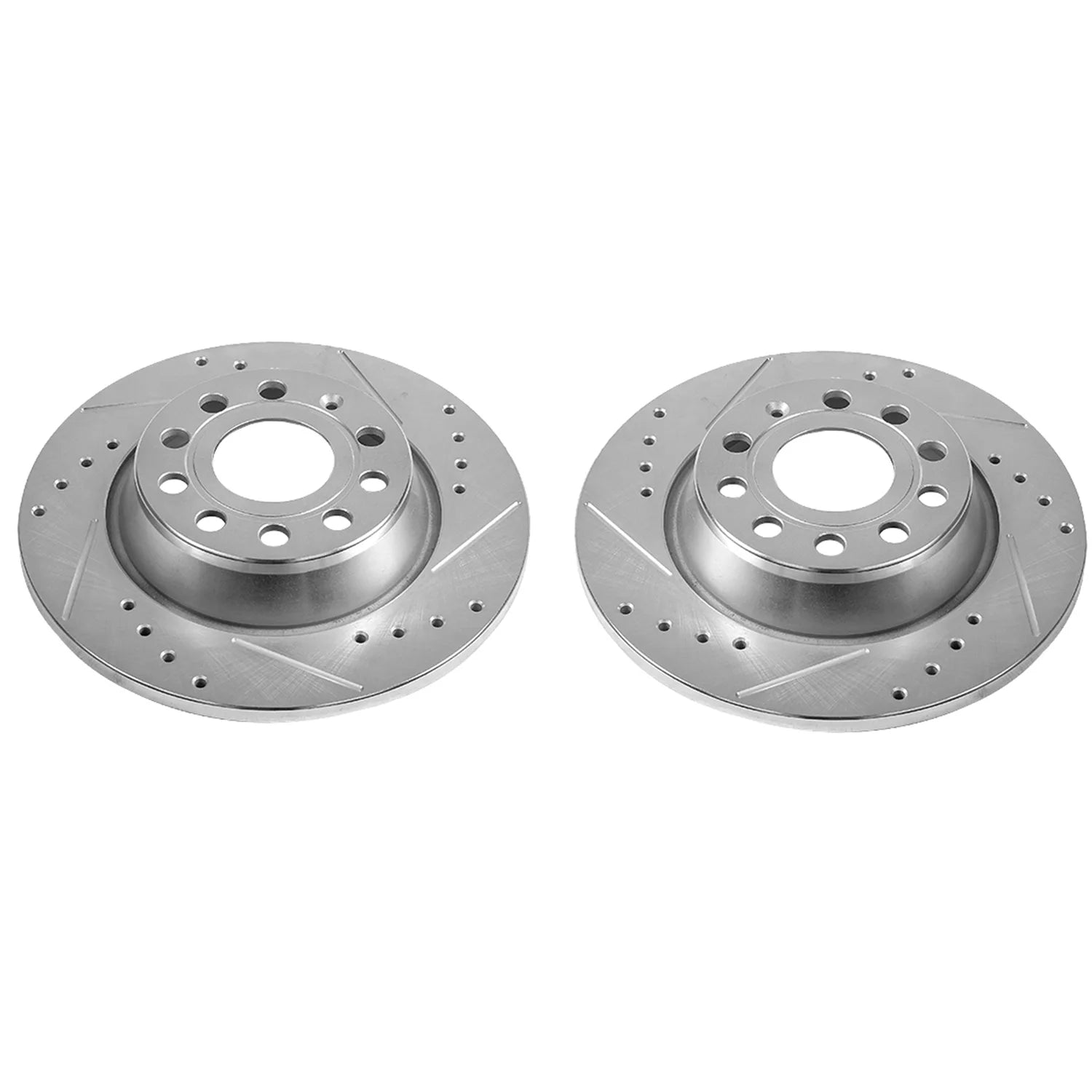 Power Stop EBR1202XPR 2017-2018 Volkswagen Tiguan Limited Disc Brake Rotor Set