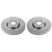 Power Stop EBR1283XPR 2010-2015 Volvo XC60 Disc Brake Rotor Set