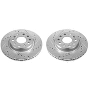 Power Stop EBR1289XPR 2011-2015 Volkswagen Jetta Disc Brake Rotor Set