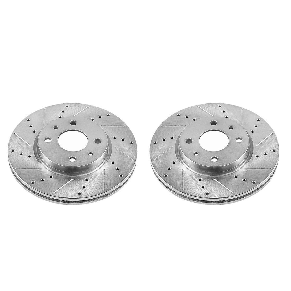 Power Stop EBR1296XPR 2012-2017 Fiat 500 Disc Brake Rotor Set