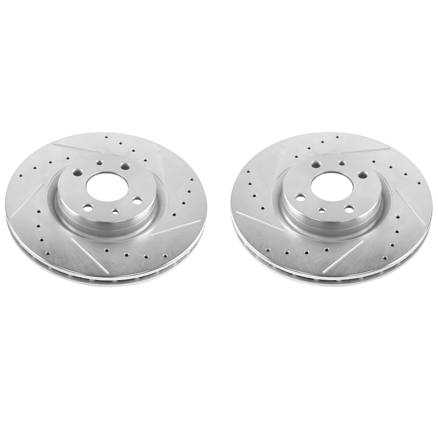 Power Stop EBR1297XPR 2012-2019 Fiat 500 Disc Brake Rotor Set