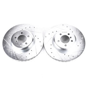 Power Stop EBR1438XPR 2017-2020 BMW 440i xDrive Gran Coupe Disc Brake Rotor Set