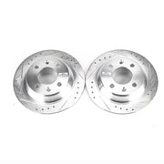 Power Stop EBR232XPR 1988-1998 Saab 9000 Disc Brake Rotor Set