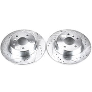 Power Stop EBR485XPR 1999-2004 Land Rover Discovery Disc Brake Rotor Set