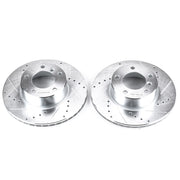Power Stop EBR496XPR 2001-2003 BMW 525i Disc Brake Rotor Set