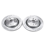 Power Stop EBR680XPR 2003-2011 Saab 9-3 Disc Brake Rotor Set