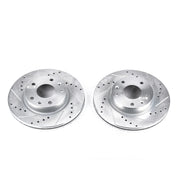 Power Stop EBR809XPR 2002-2005 Land Rover Freelander Disc Brake Rotor Set