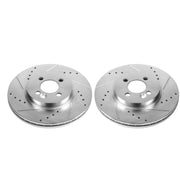 Power Stop EBR855XPR 2007-2016 Mini Cooper Disc Brake Rotor Set