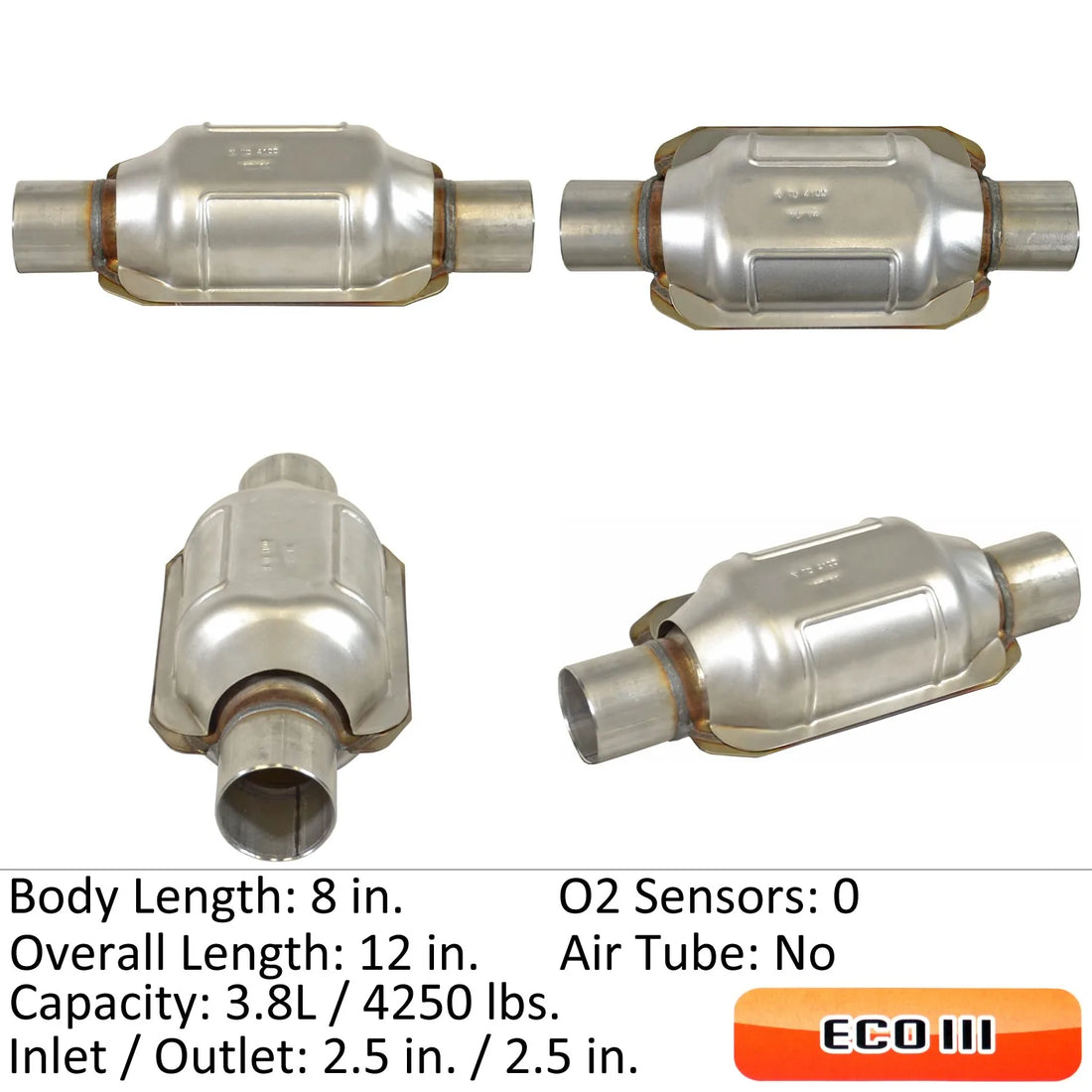 Eastern Catalytic 92466 2014-2018 Land Rover Range Rover Evoque Catalytic Converter