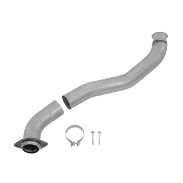 MBRP FAL455 - Turbo Down Pipe Aluminized Steel For 08-10 Ford F250/350/450 6.4L Powerstroke MBRP