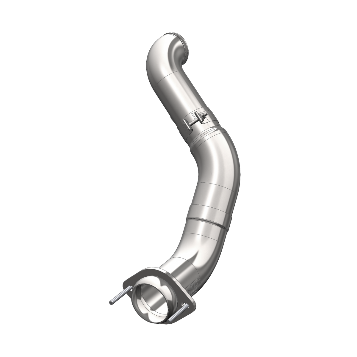 MBRP FALCA459 - 4 Inch Turbo Down Pipe For 11-15 Ford 6.7L Powerstroke Aluminized Steel EO Num. D-763-1 MBRP