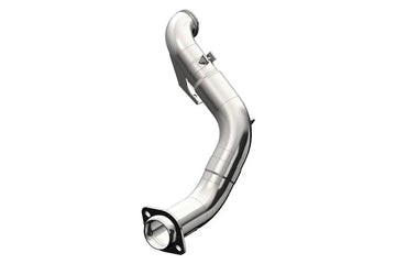 MBRP FALCA460 - 4 Inch Turbo Down Pipe For 15-16 Ford 6.7L Powerstroke Non Cab and Chassis Only Aluminized Steel EO Num. D-763-1 MBRP
