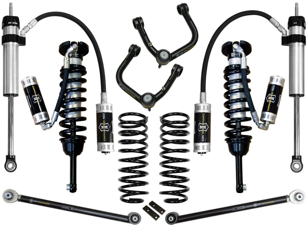 ICON Vehicle Dynamics K53065T - 10-24 4RNR/10-14 FJ 0-3.5" STAGE 5 SUSPENSION SYSTEM W TUBULAR UCA 3