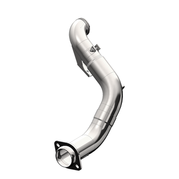 MBRP FS9CA460 - 4 Inch Turbo Down Pipe For 15-16 Ford 6.7L Powerstroke Non Cab and Chassis Only T409 Stainless Steel EO Num. D-763-1 MBRP