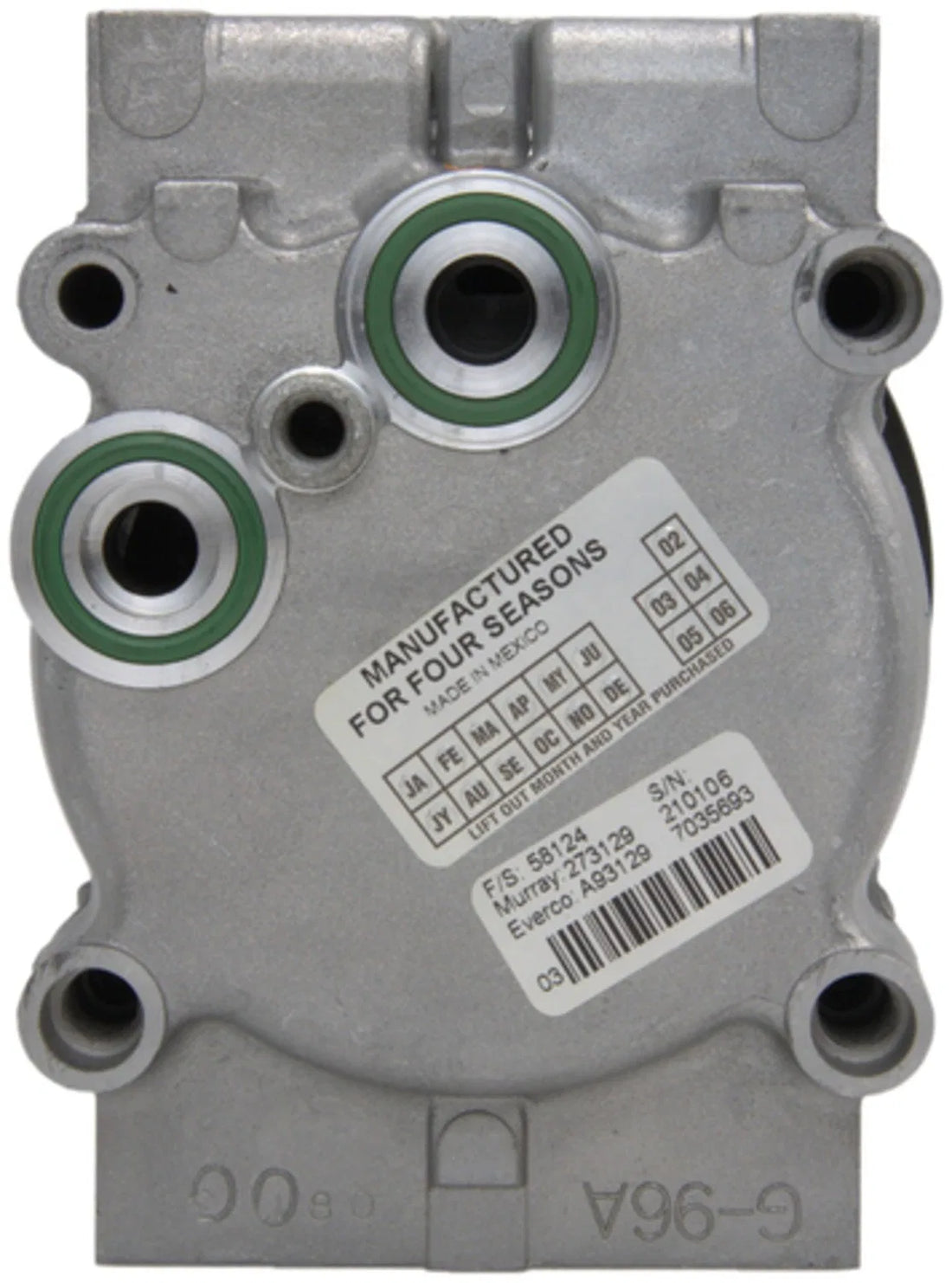 Four Seasons 58124 1988-1994 Ford Taurus A/C Compressor