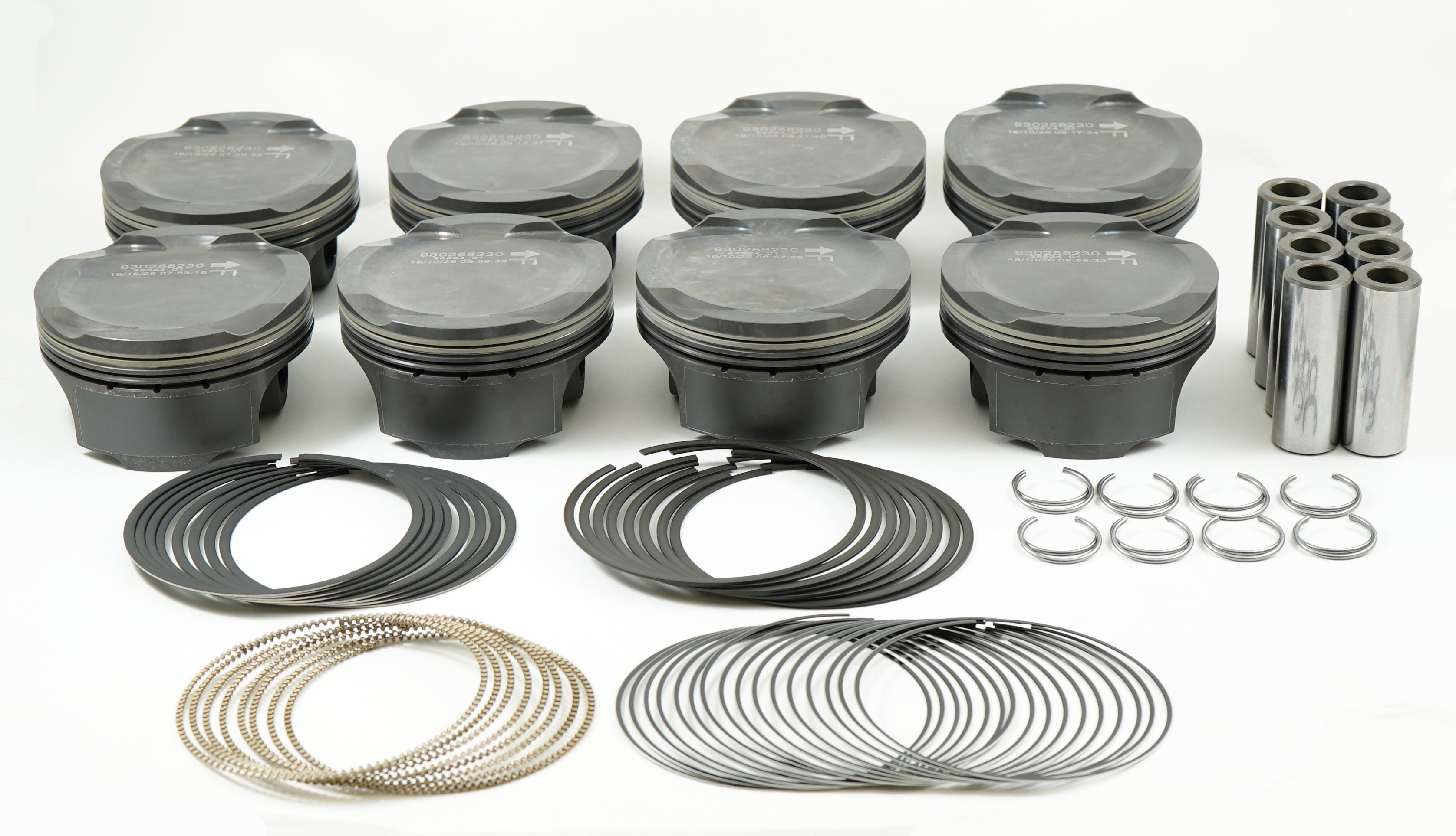 Mahle Motorsport 930258601 - Piston (set) - FORD 5.0L MODULAR 4-VALVE COYOTE / VOODOO 2