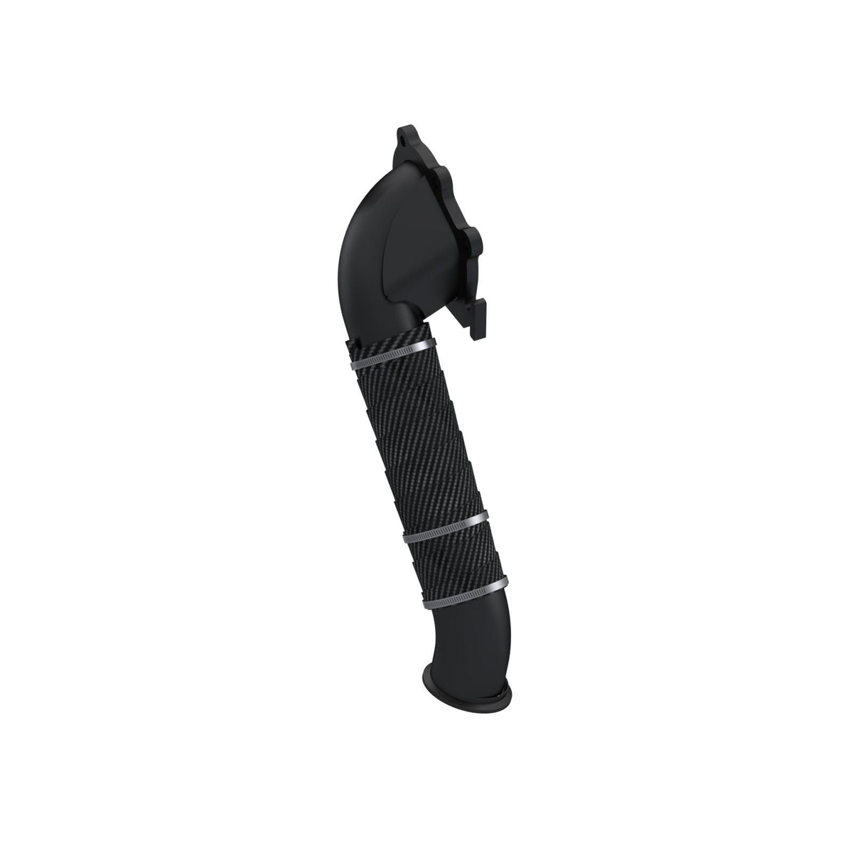 MBRP GM8425 - 3 Inch Turbo Down Pipe For 01-04 Silverado/Sierra Duramax 2500/3500 Armor BLK Series MBRP 1