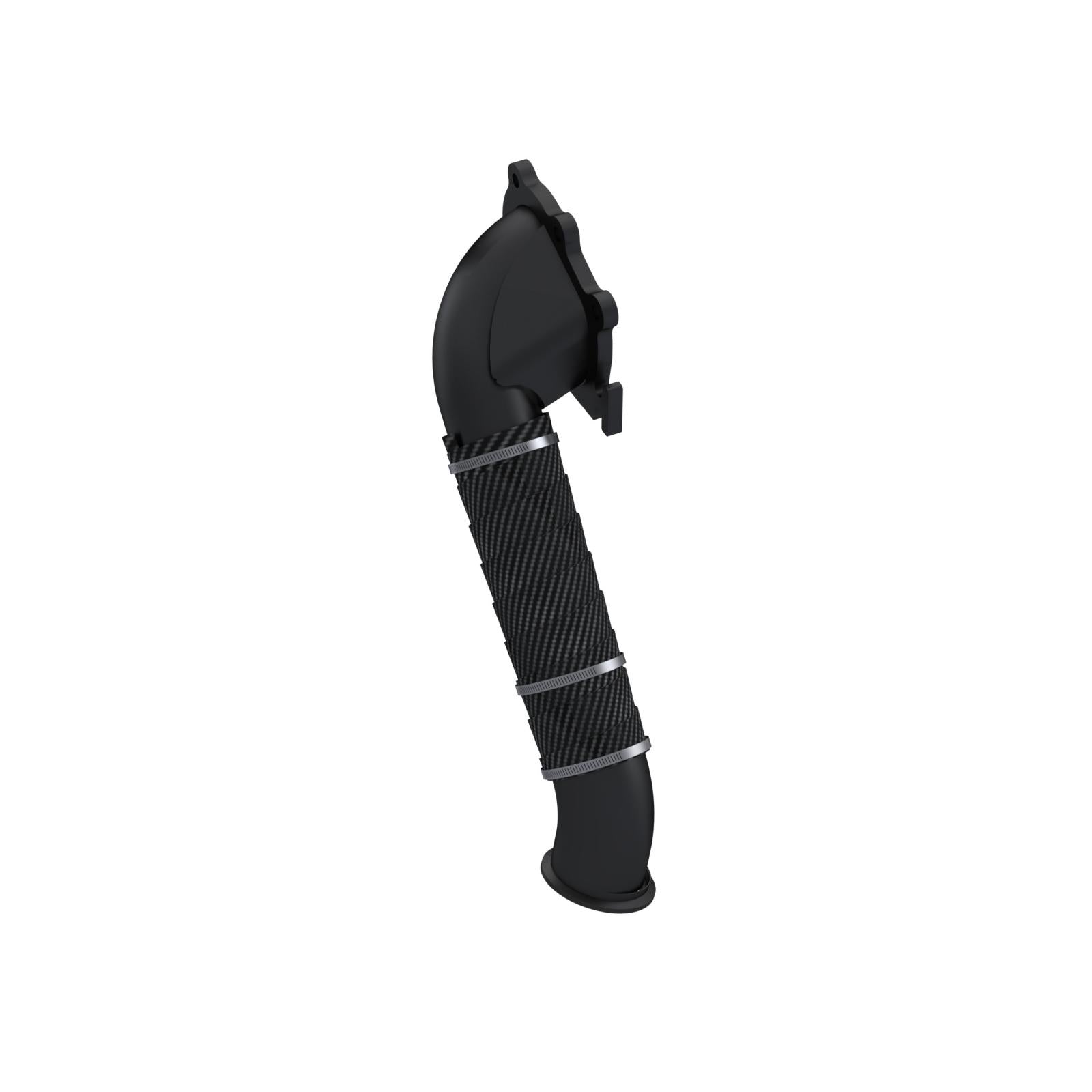 MBRP GM8425 - 3 Inch Turbo Down Pipe For 01-04 Silverado/Sierra Duramax 2500/3500 Armor BLK Series MBRP 1