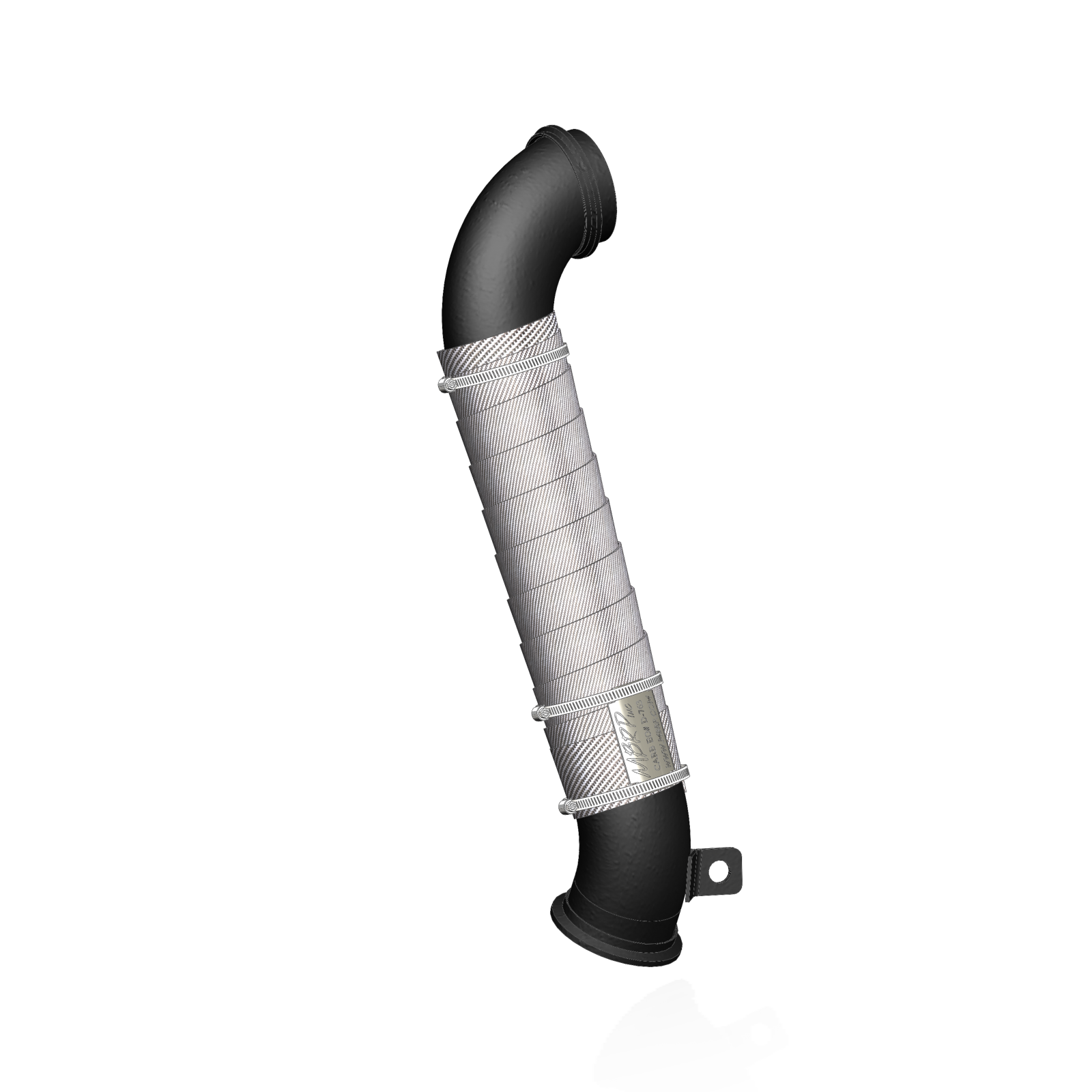 MBRP GMCA424 - 3 Inch Turbocharger Down Pipe Carb For 04-10 Silverado/Sierra Duramax 2500/3500 EO Num. D-763 MBRP 1