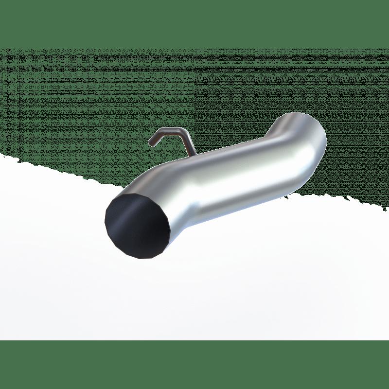 MBRP Exhaust MBRP GMS9423 - 4 Inch Exhaust Pipe For 06-07 Silverado/Sierra 2500/3500 T409 Stainless Steel Regular Cab Adaptor Duramax MBRP