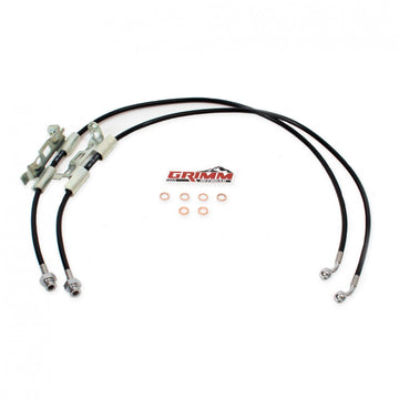 Grimm Offroad 10051 - Jeep JL/JT Front Brake Line Kit Black Grimm Offroad 1