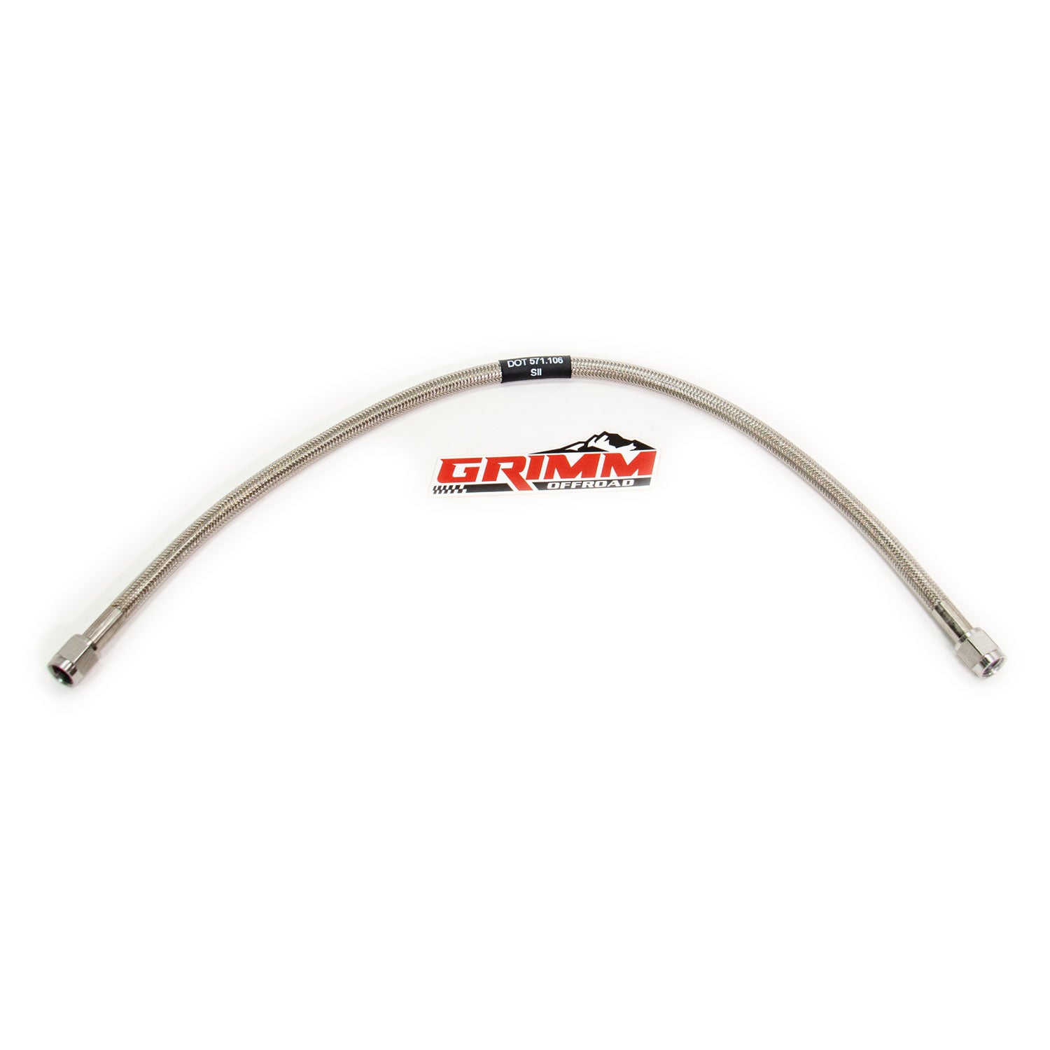 Grimm Offroad 10055 - Air Hose Reinforced JIC-4 20 Inch Grimm Offroad