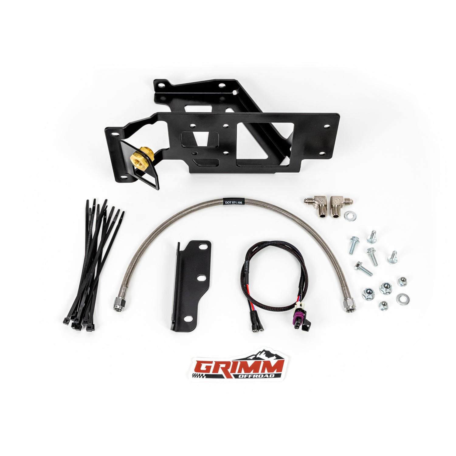 Grimm Offroad 10145 - 2016-Up Toyota Tacoma ARB Twin Compressor Mounting Bracket Kit Grimm Offroad 1