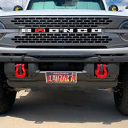 Grimm Offroad 10426 - Bronco Steel Bumper Center Front License Plate Kit Grimm Offroad 2