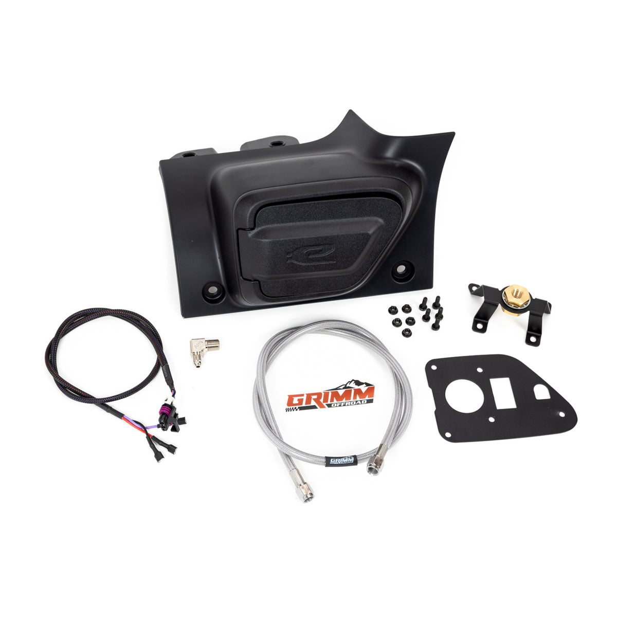 Grimm Offroad 10593 - Jeep Wrangler JL/JLU & Gladiator JT 4XE Charge Port Air Chuck Conversion Kit Grimm Offroad 1