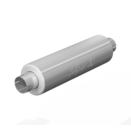 MBRP GP120809 - 3 Inch Exhaust Pipe ID Inlet/Outlet 26 Inch Single Muffler Mild Tone Aluminized Steel MBRP 1