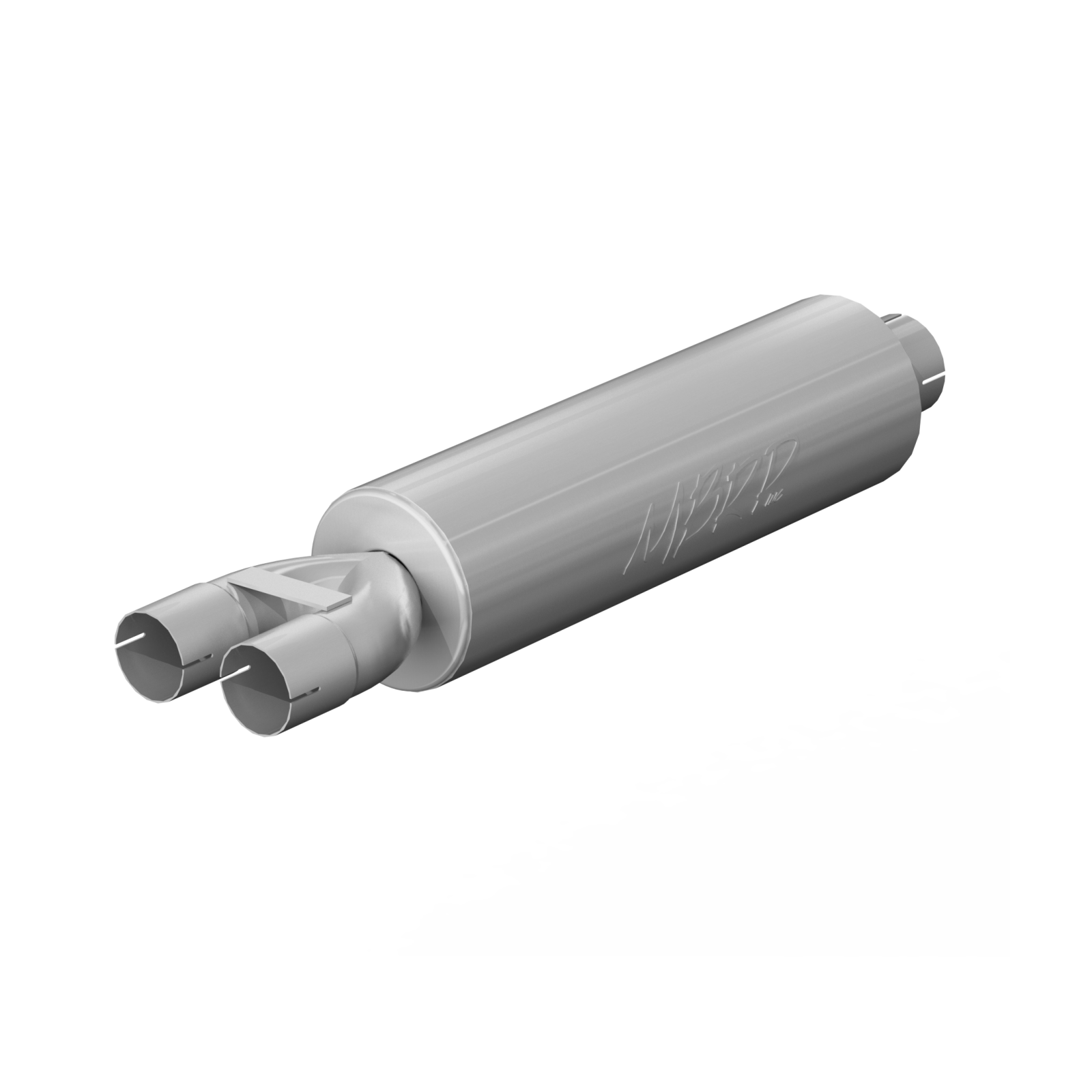 MBRP GP120810 - 3 Inch Exhaust Pipe ID Inlet/Dual 2.5 Inch ID Outlet 30 Inch Muffler Mild Tone Aluminized Steel MBRP 1