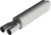 MBRP GP122107 - 3 Inch Exhaust Pipe ID Inlet/Dual 2.5 Inch ID Outlet 30 Inch Chambered Muffler Aluminized Steel MBRP