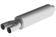 MBRP GP122107 - 3 Inch Exhaust Pipe ID Inlet/Dual 2.5 Inch ID Outlet 30 Inch Chambered Muffler Aluminized Steel MBRP
