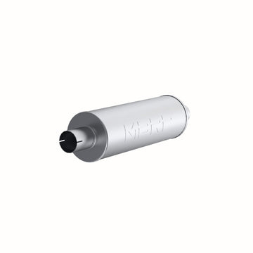 MBRP GP190426 - Exhaust Pipe 2.5 Inch ID Inlet/Outlet Exhaust Pipe 26 Inch Single Chambered Muffler T409 Stainless Steel MBRP 1