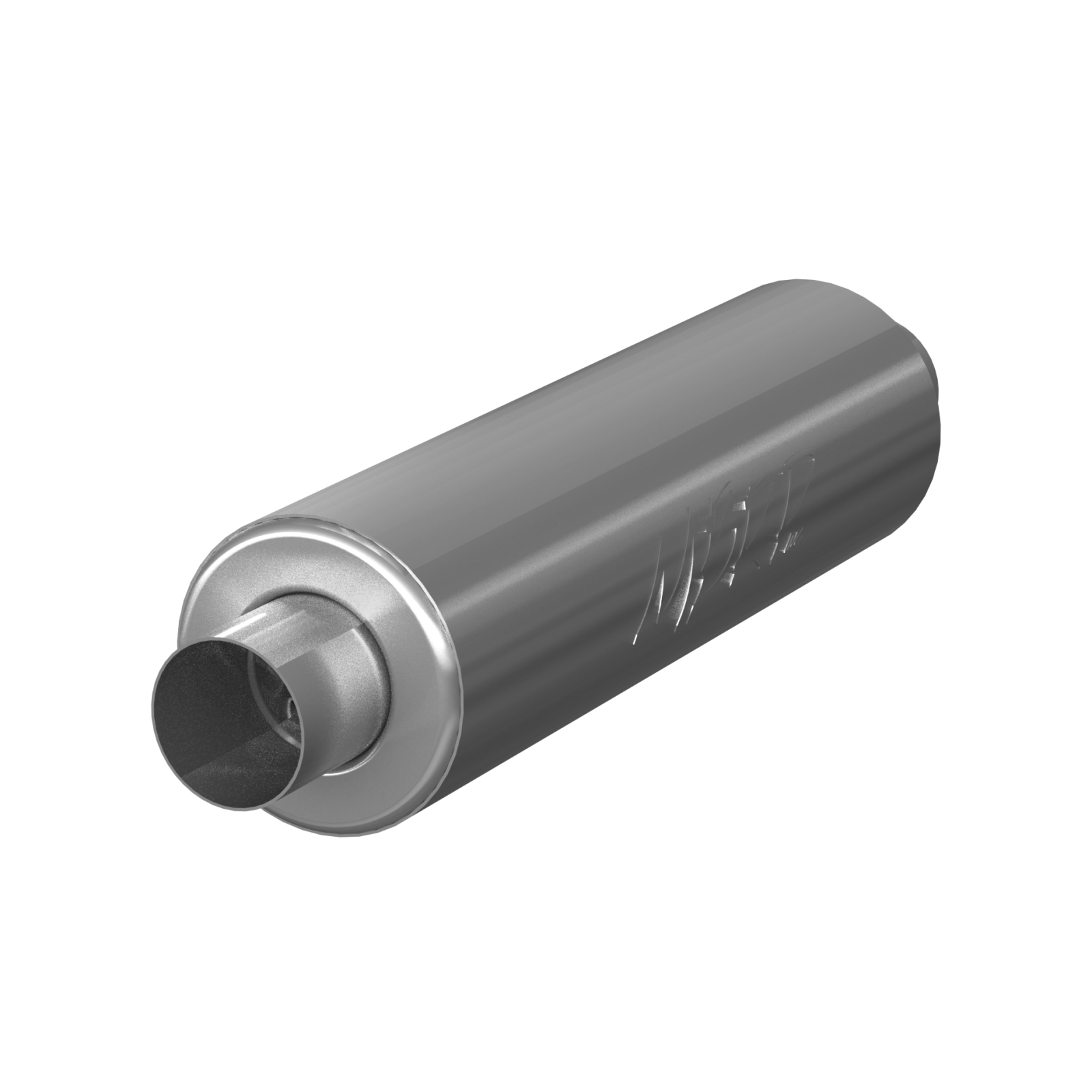 MBRP GP192106 - 3 Inch Exhaust Pipe ID Inlet/Outlet 26 Inch Single Chambered Muffler T409 Stainless Steel MBRP