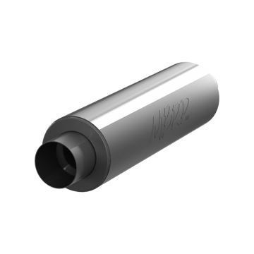 MBRP GP290022 - 5 Inch ID Inlet/Outlet 31 Inch Exhaust Pipe Single Muffler T409 Stainless Steel MBRP 1