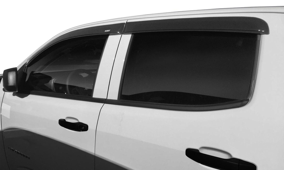 Husky Liners 2854049 - Low Profile Ventvisor Deflector; Smoke; Outside Mount; 4 pc. 1