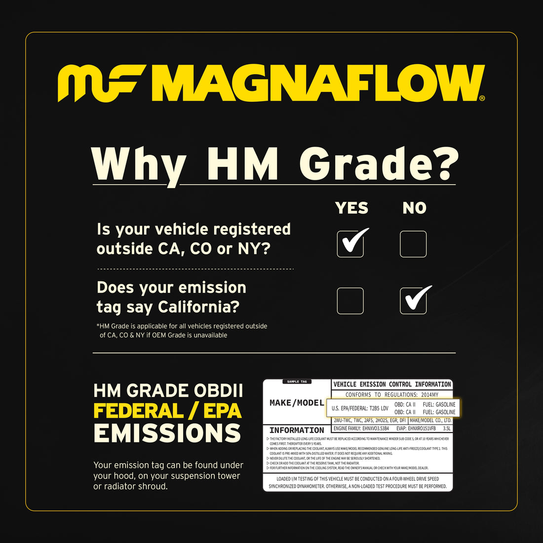 MagnaFlow Exhaust Products 99667HM - HM Grade Universal Catalytic Converter 4
