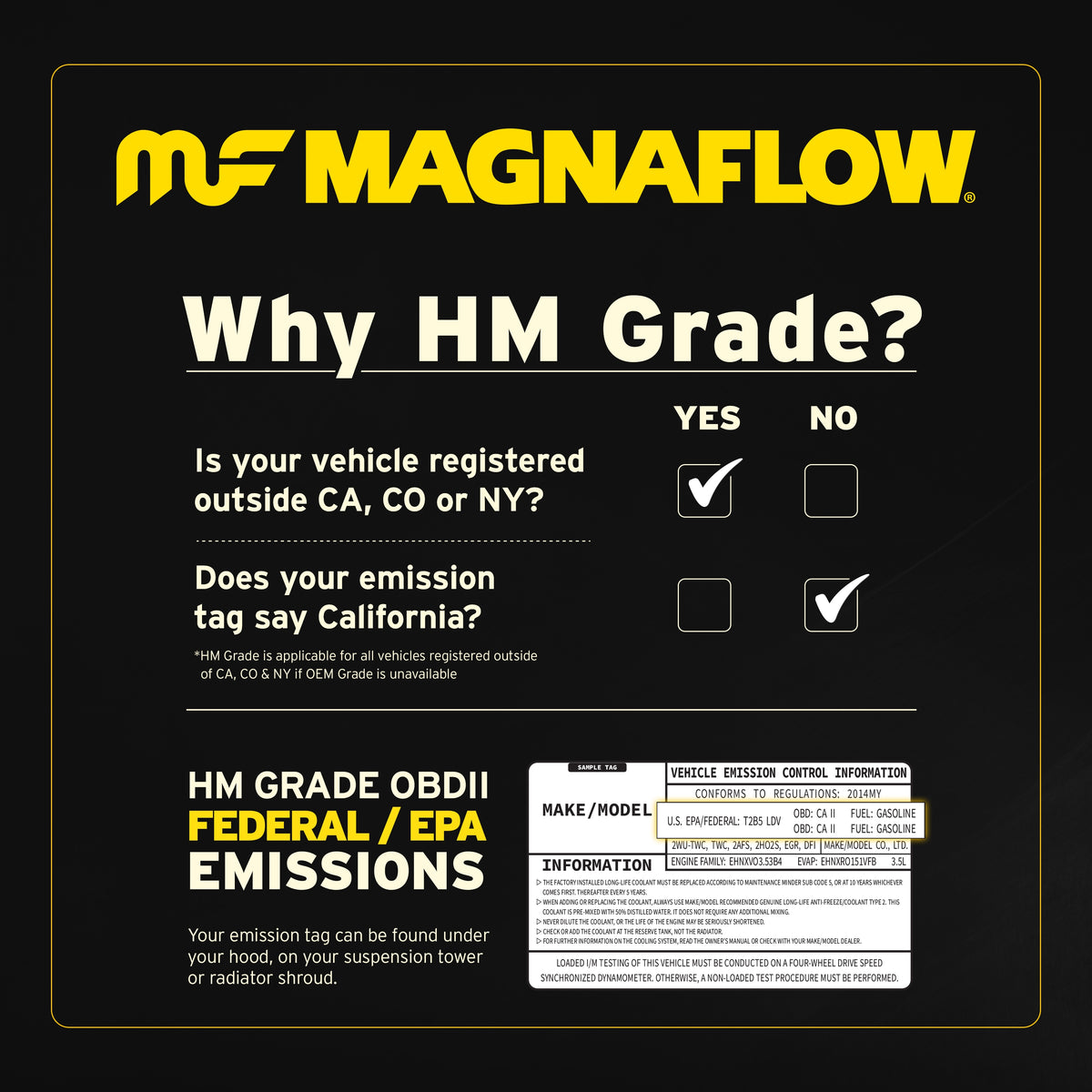 MagnaFlow Exhaust Products 50864 - HM Grade Manifold Catalytic Converter 2
