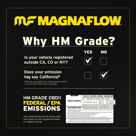 MagnaFlow Exhaust Products 50864 - HM Grade Manifold Catalytic Converter 2