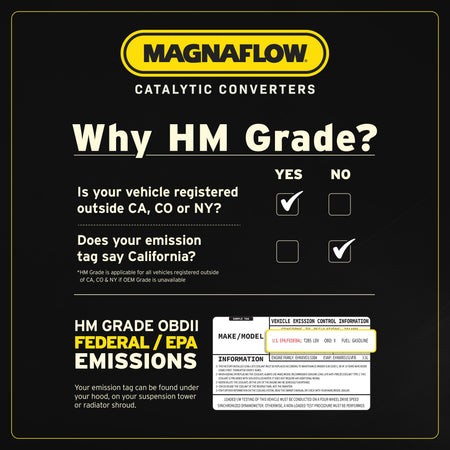 MagnaFlow Exhaust Products 24461 - HM Grade Direct-Fit Catalytic Converter 3
