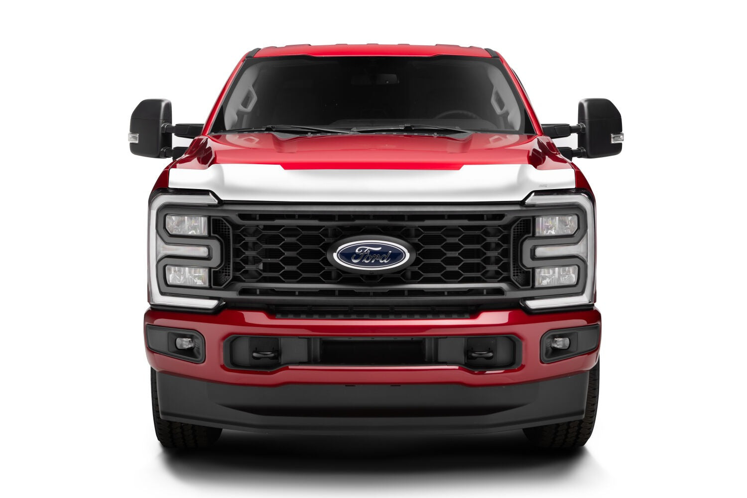 Husky Liners 2892235 - Aeroskin Hood Protector; Chrome 2