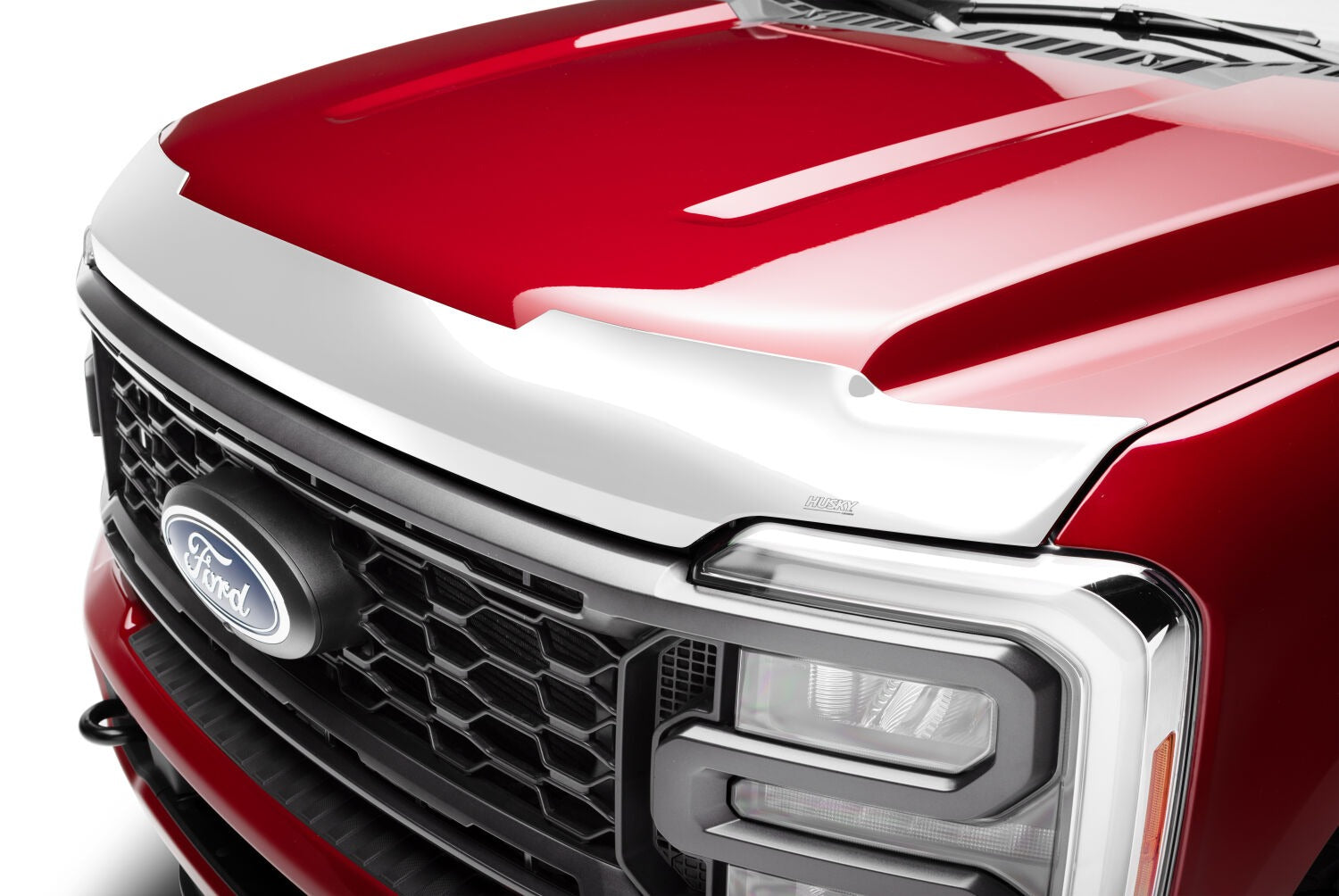 Husky Liners 2892235 - Aeroskin Hood Protector; Chrome 3
