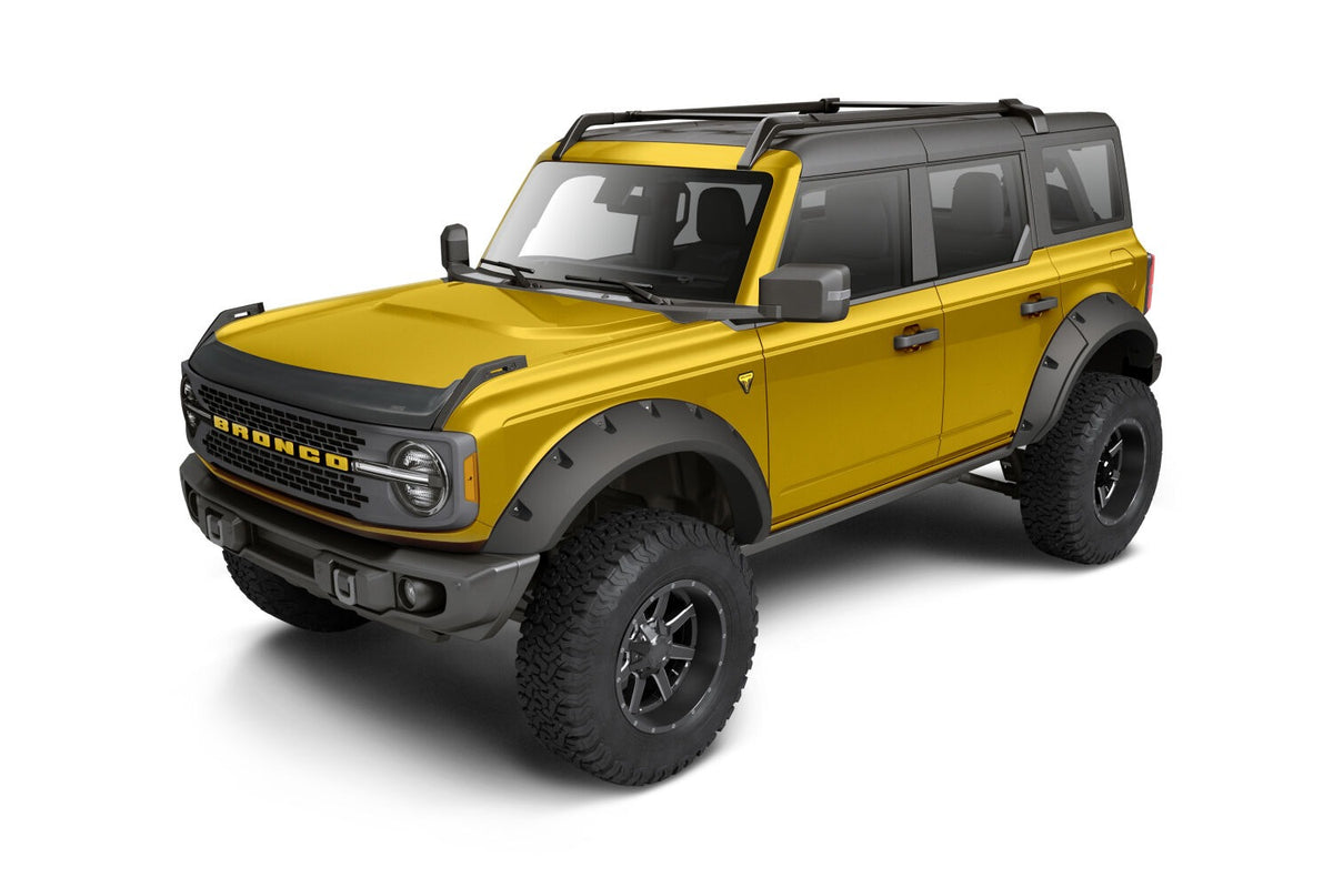 Husky Liners 2877183 - Aeroskin Hood Protector; Matte Black Low Profile 2
