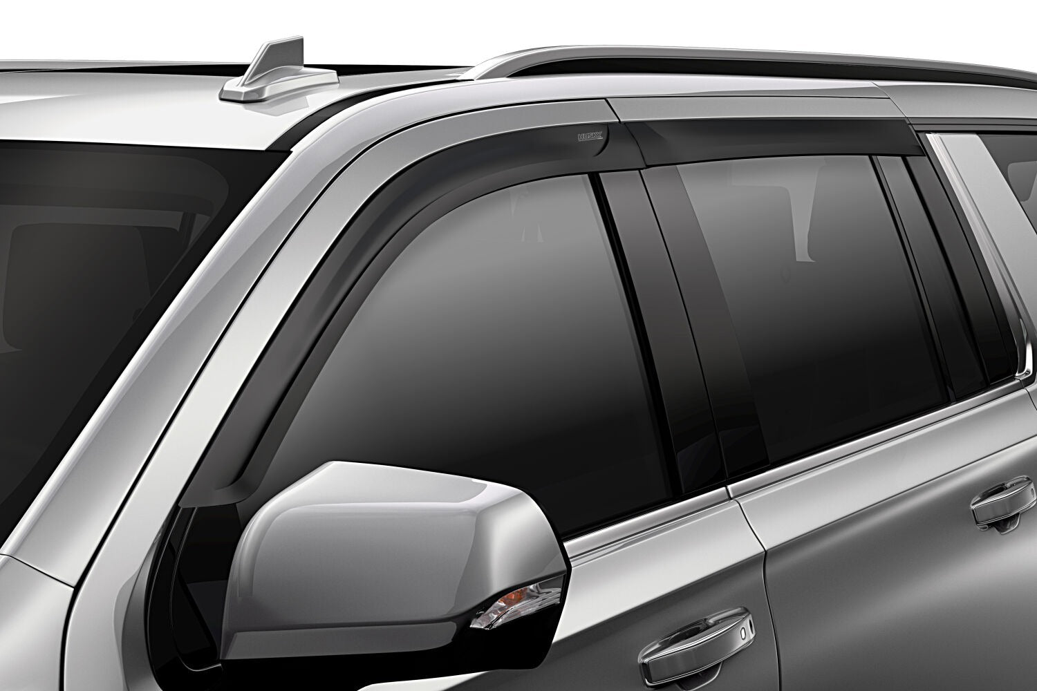 Husky Liners 2857088 - Low Profile Ventvisor Deflector; Matte Black; Outside Mount; 4 pc. 4