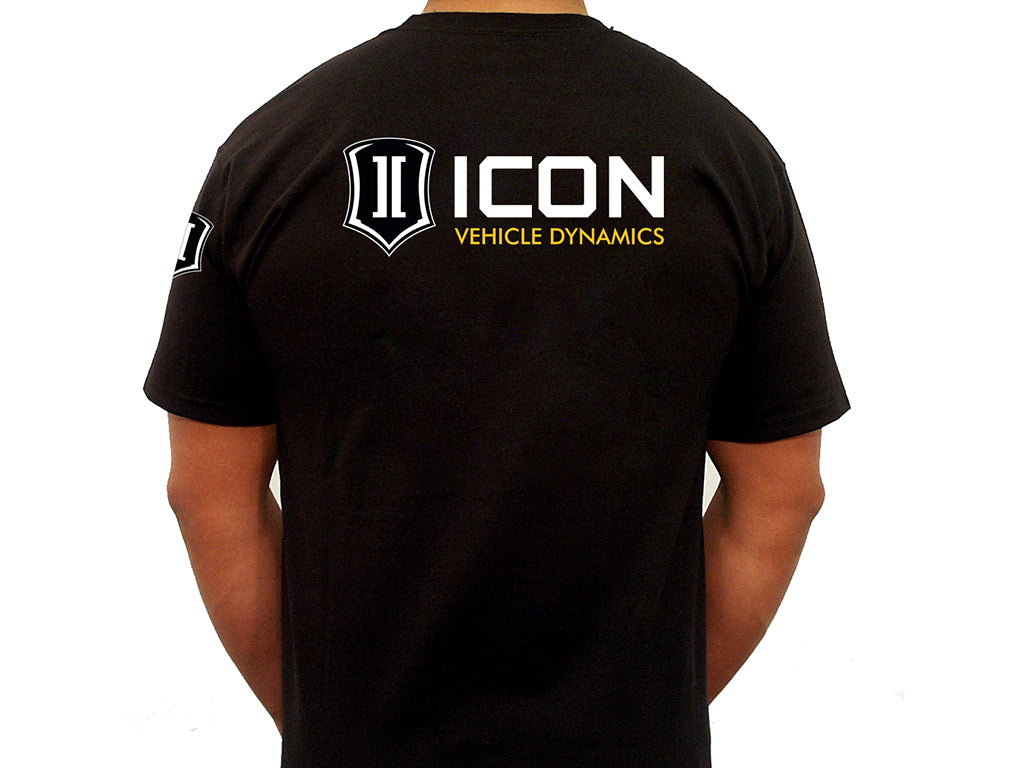 ICON Vehicle Dynamics ICON-TEE-STD-BLK-L - ICON STANDARD TEE BLACK - LARGE 2