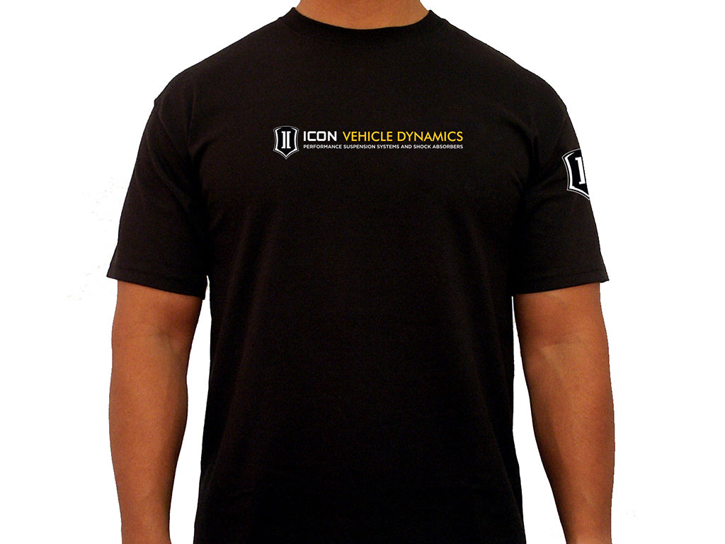 ICON Vehicle Dynamics ICON-TEE-STD-BLK-L - ICON STANDARD TEE BLACK - LARGE 3